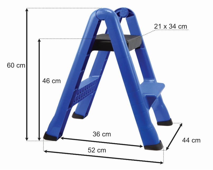 Stepenice visine 60 cm i nosivosti 150 kg